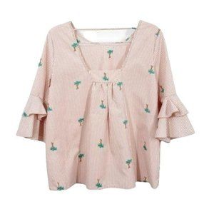 First Love Palm Tree Blouse